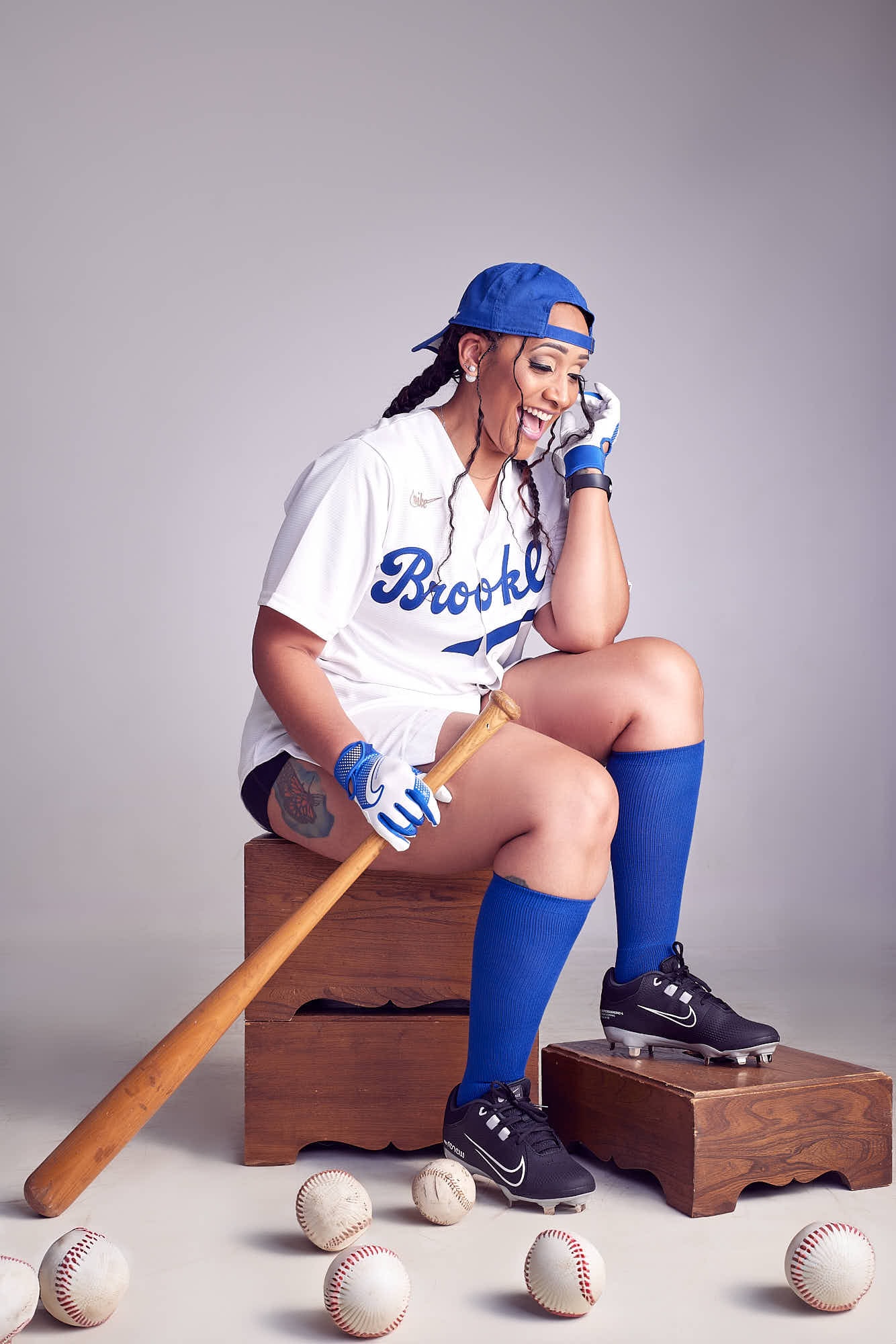 Professional portrait studio session